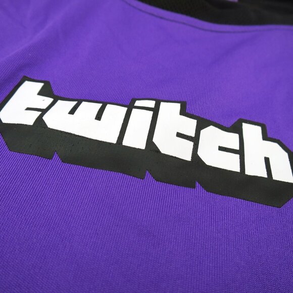 Twitch Partner Jersey TwitchCon 2019 Exclusive Size M Purple Black - Picture 7 of 14